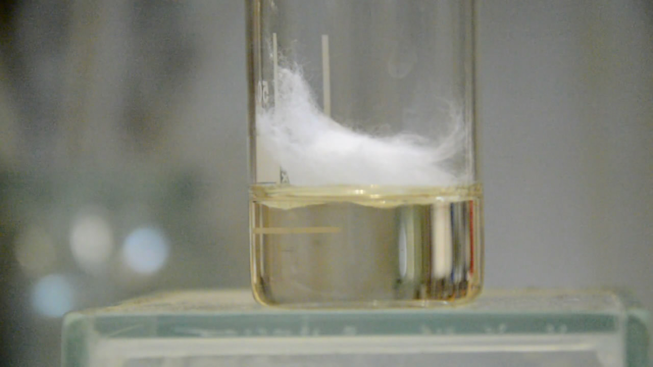Растворение целлюлозы в фосфорной кислоте