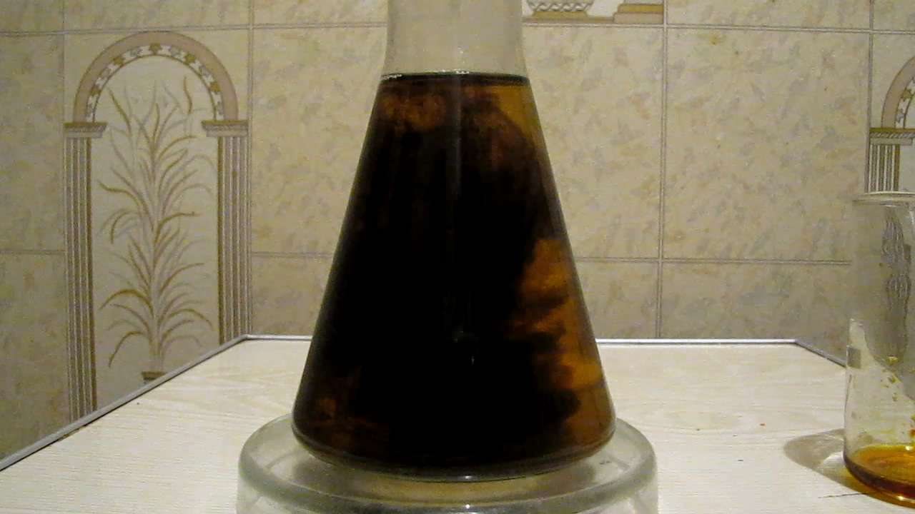 Green Tea and Iron (III) Chloride FeCl3. Зеленый чай и хлорид железа (III)