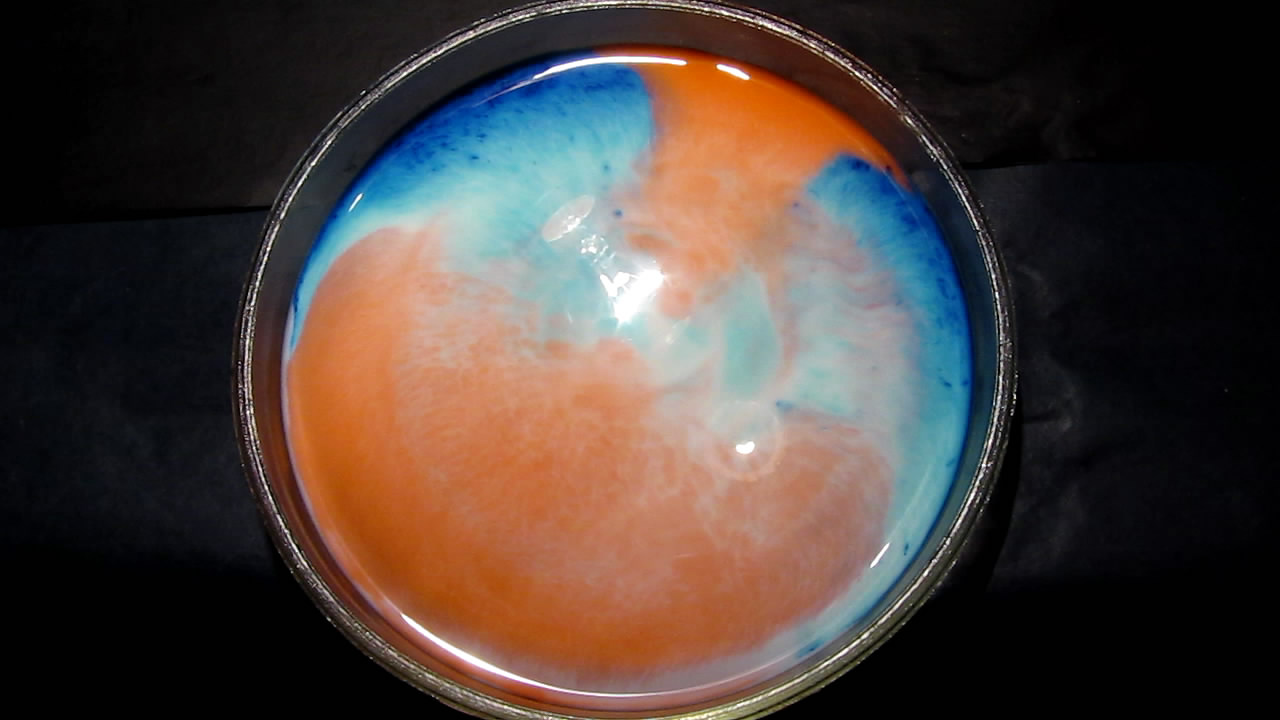    : ,    . Surface Tension Experiments: Dyes, Milk and Liquid Soap