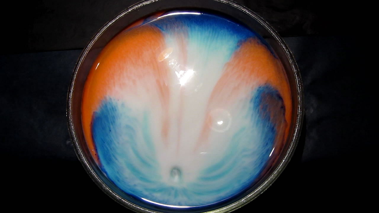    : ,    . Surface Tension Experiments: Dyes, Milk and Liquid Soap