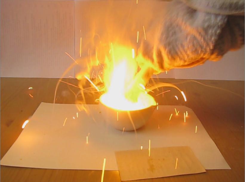      . Reaction of Sodium and Sulfur (Trituration)