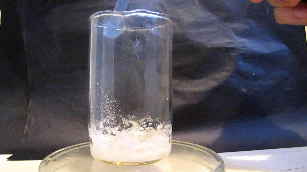     H2SO4    NaCl. Reaction of Concentrated Sulfuric Acid and Sodium Chloride