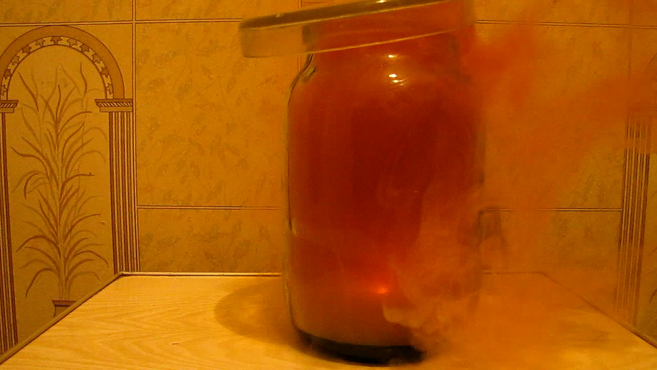Burning Red Phosphorus in Nitrogen Dioxide.      