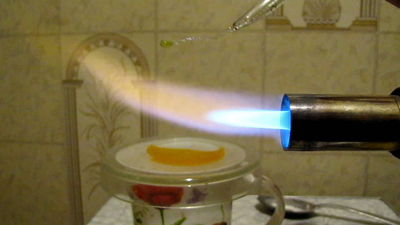  : . Borax bead tests: chromium