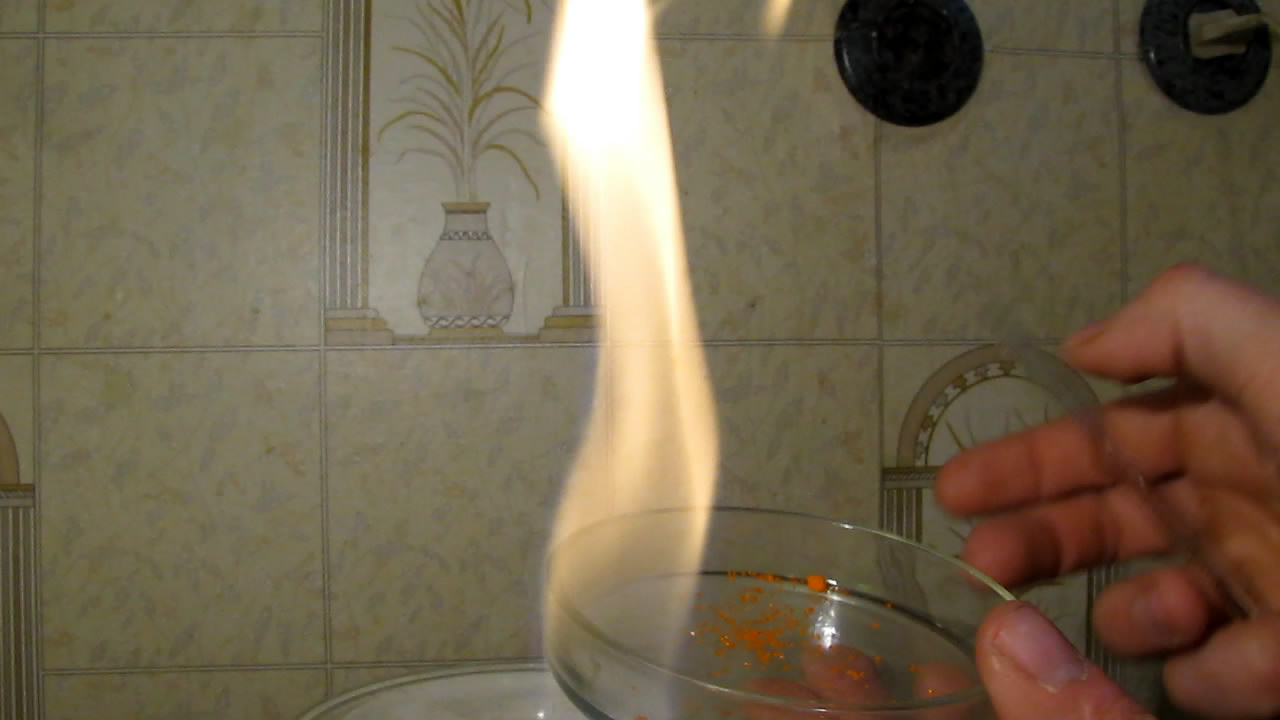  :  ( ). Borax bead tests: chromium (reducing flame)