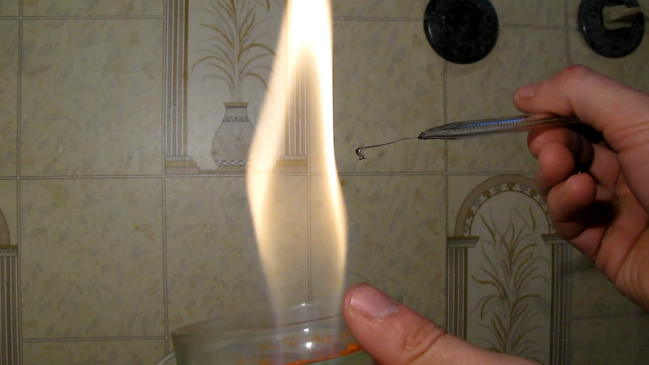  :  ( ). Borax bead tests: chromium (reducing flame)