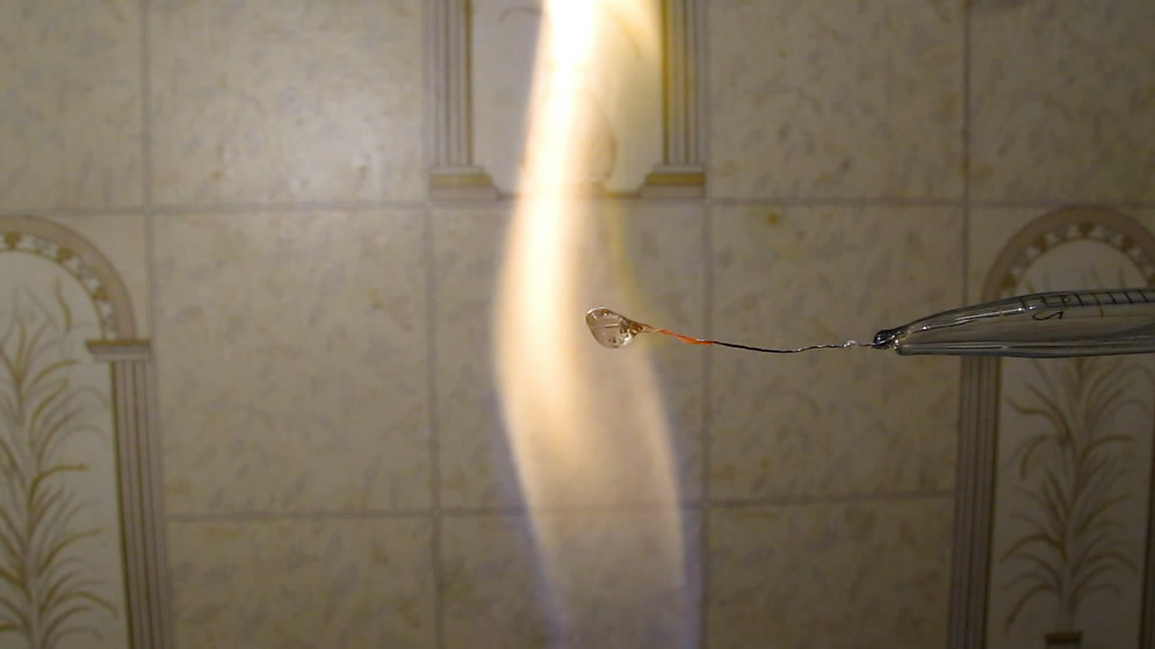  :  ( ). Borax bead tests: chromium (reducing flame)
