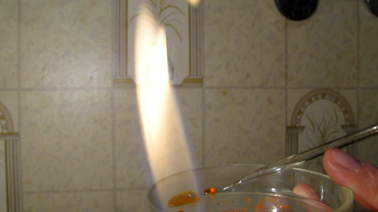  :  ( ). Borax bead tests: chromium (reducing flame)
