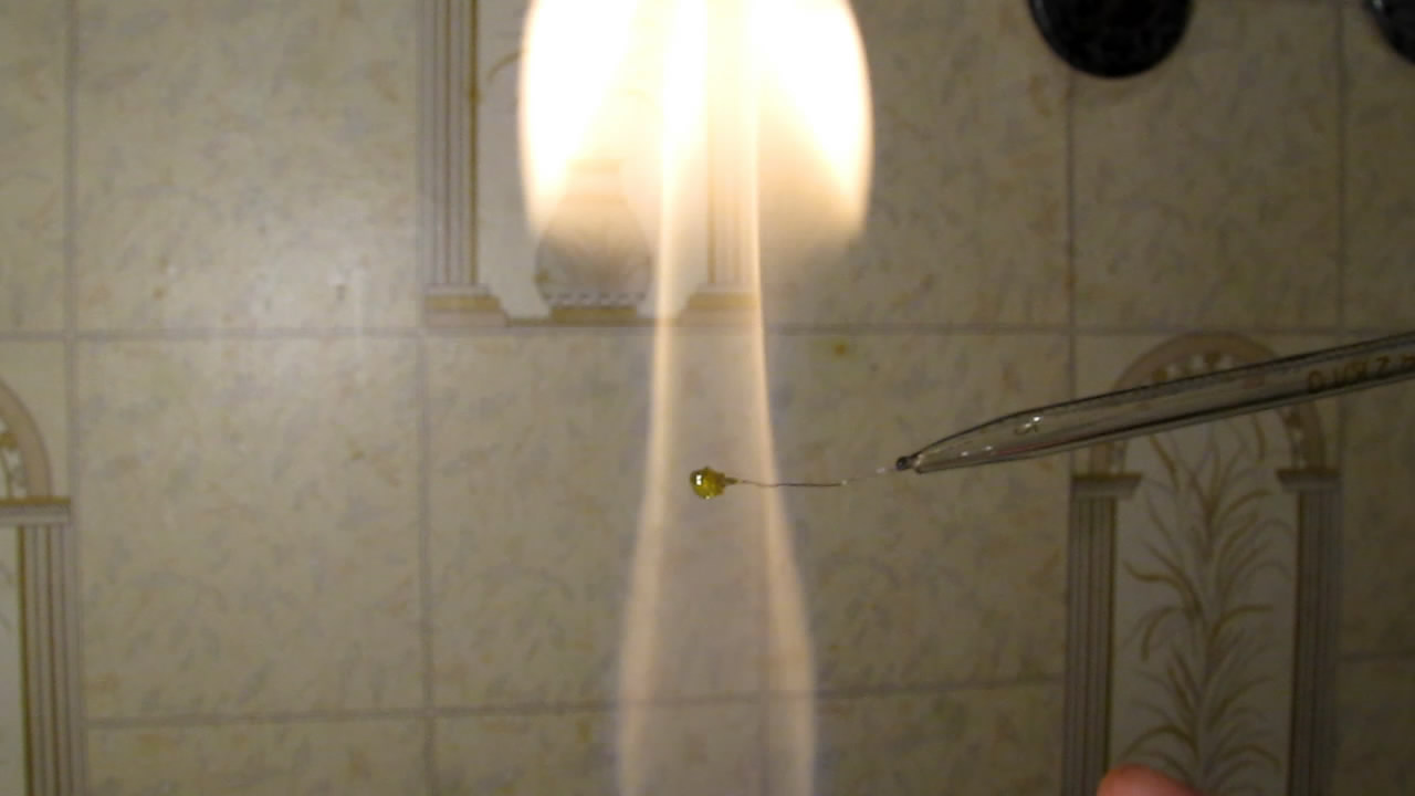  :  ( ). Borax bead tests: chromium (reducing flame)