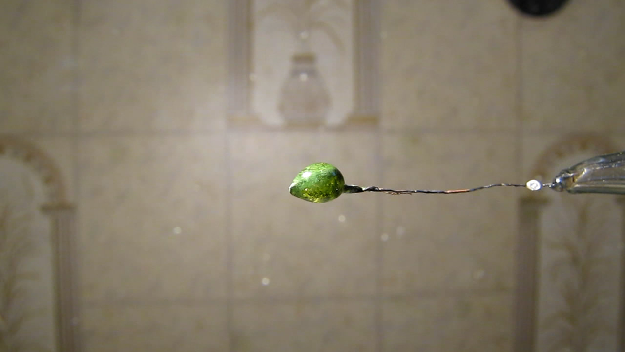  :  ( ). Borax bead tests: chromium (reducing flame)