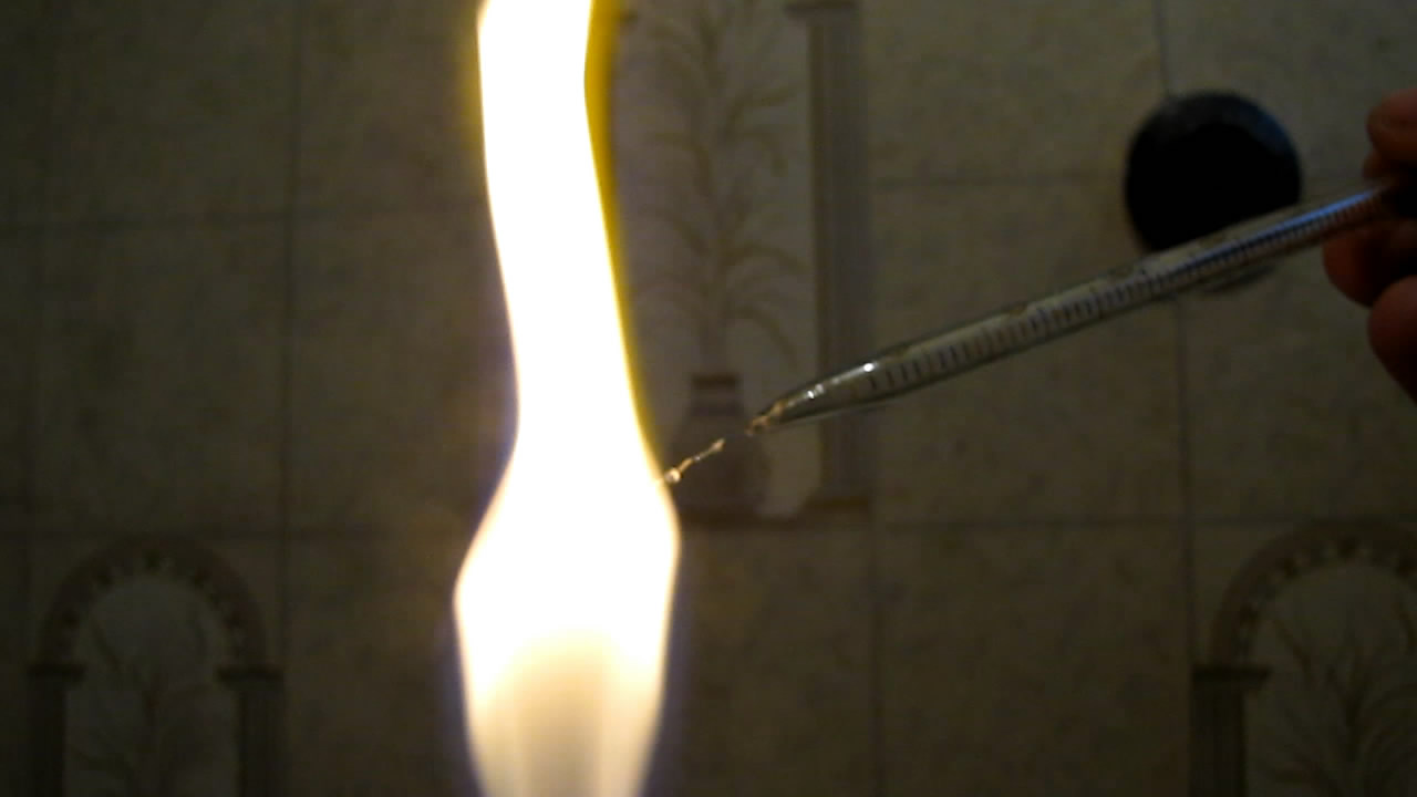  :  (,  -  ). Borax bead tests: copper (reducing and oxidizing flame)