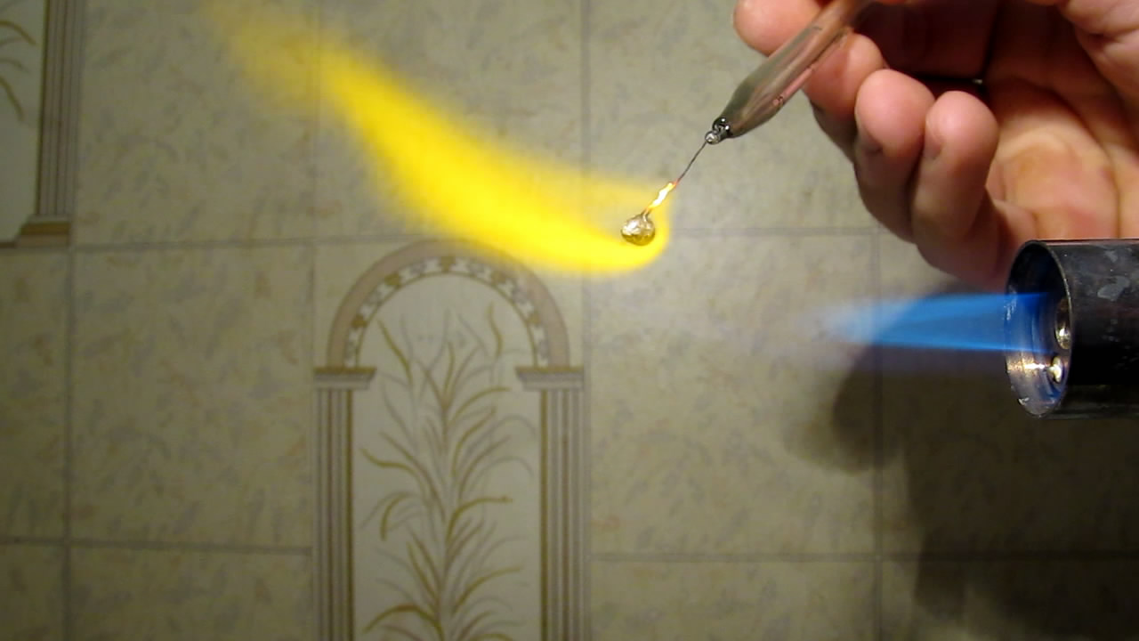  :  (KMnO4). Borax bead tests: manganese (KMnO4)