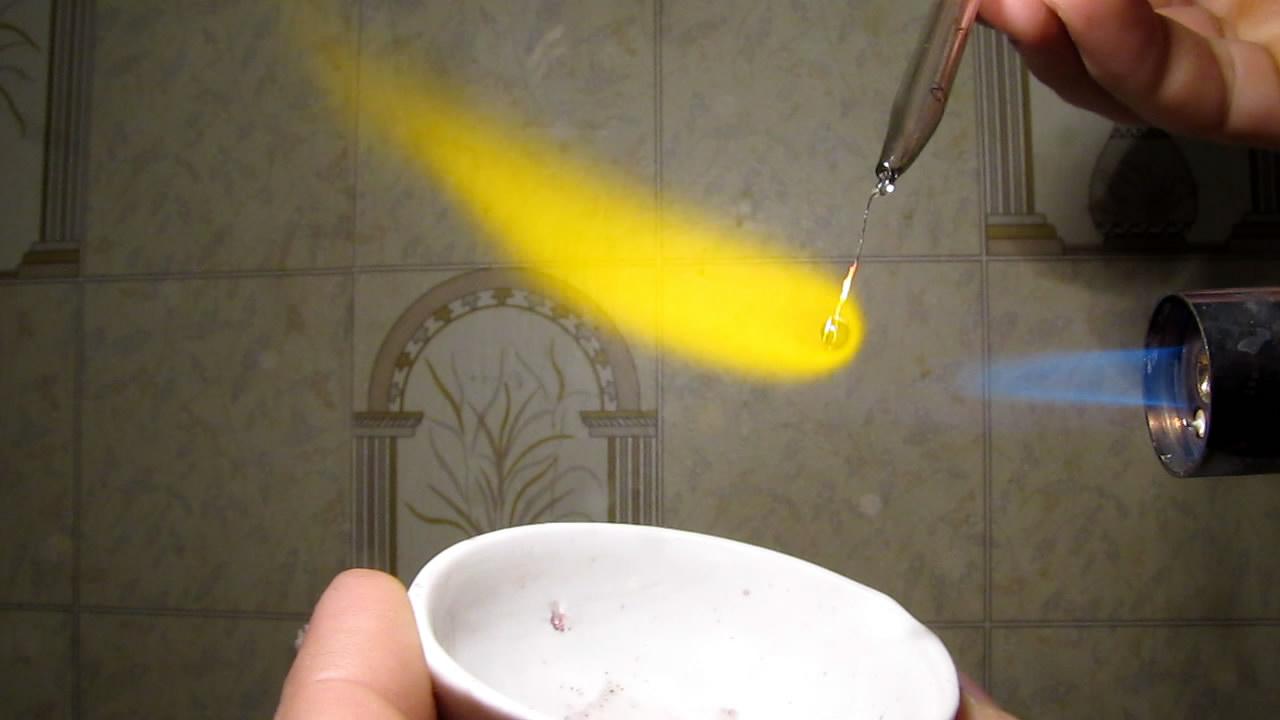  :  (KMnO4). Borax bead tests: manganese (KMnO4)