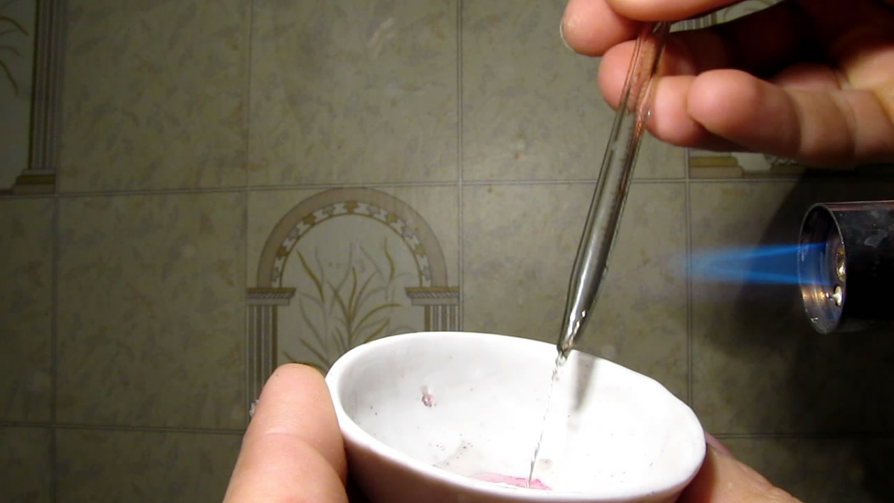  :  (KMnO4). Borax bead tests: manganese (KMnO4)