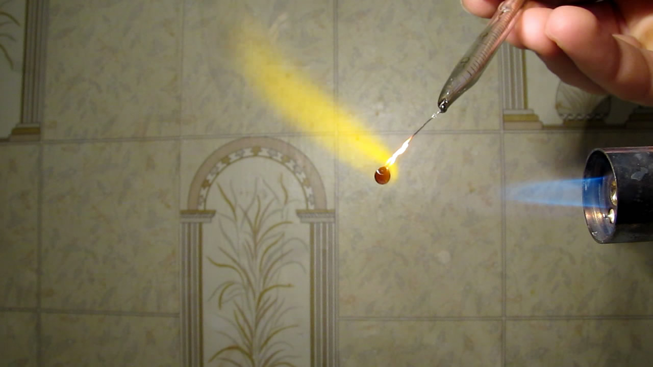  :  (KMnO4). Borax bead tests: manganese (KMnO4)