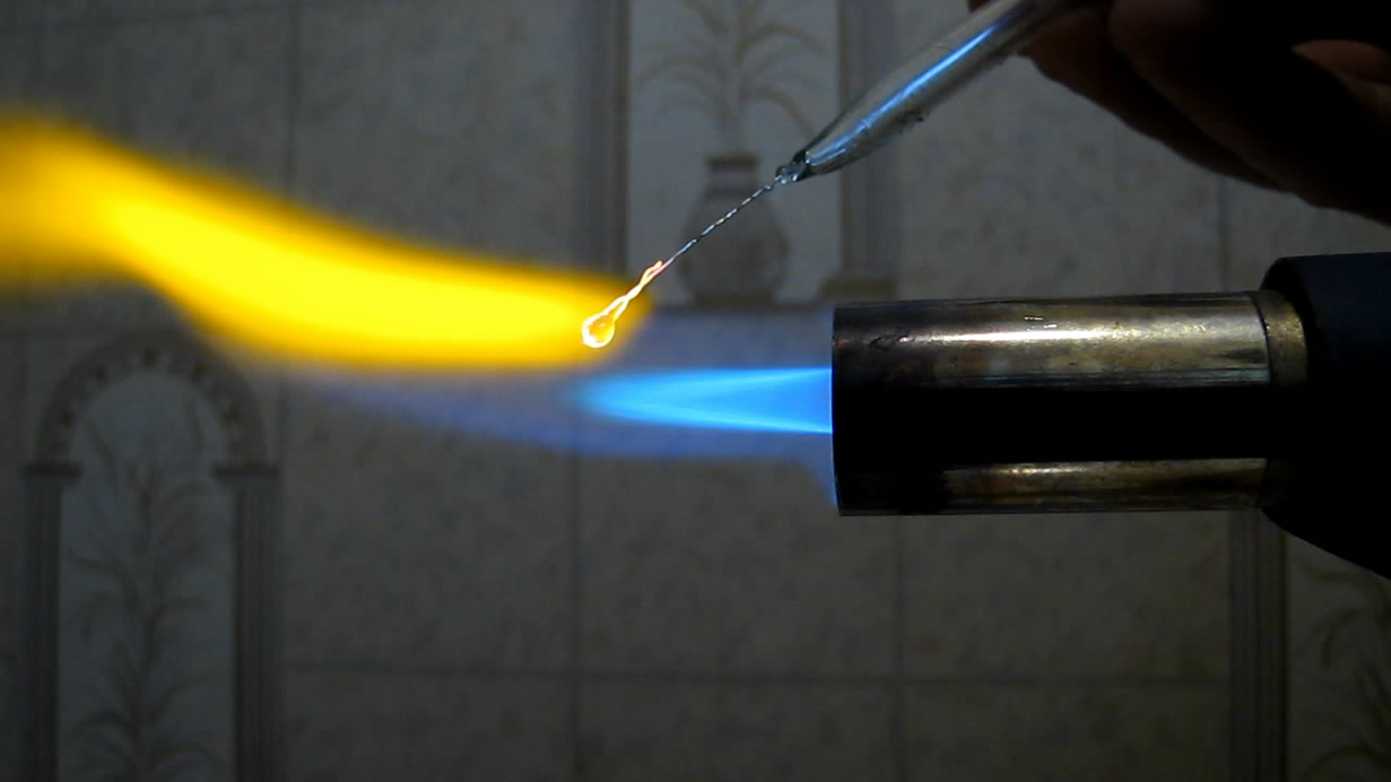  :  (MnSO4). Borax bead tests: manganese (MnSO4)