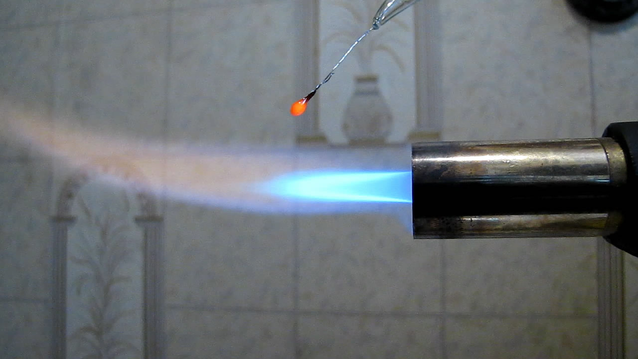  :  (MnSO4). Borax bead tests: manganese (MnSO4)