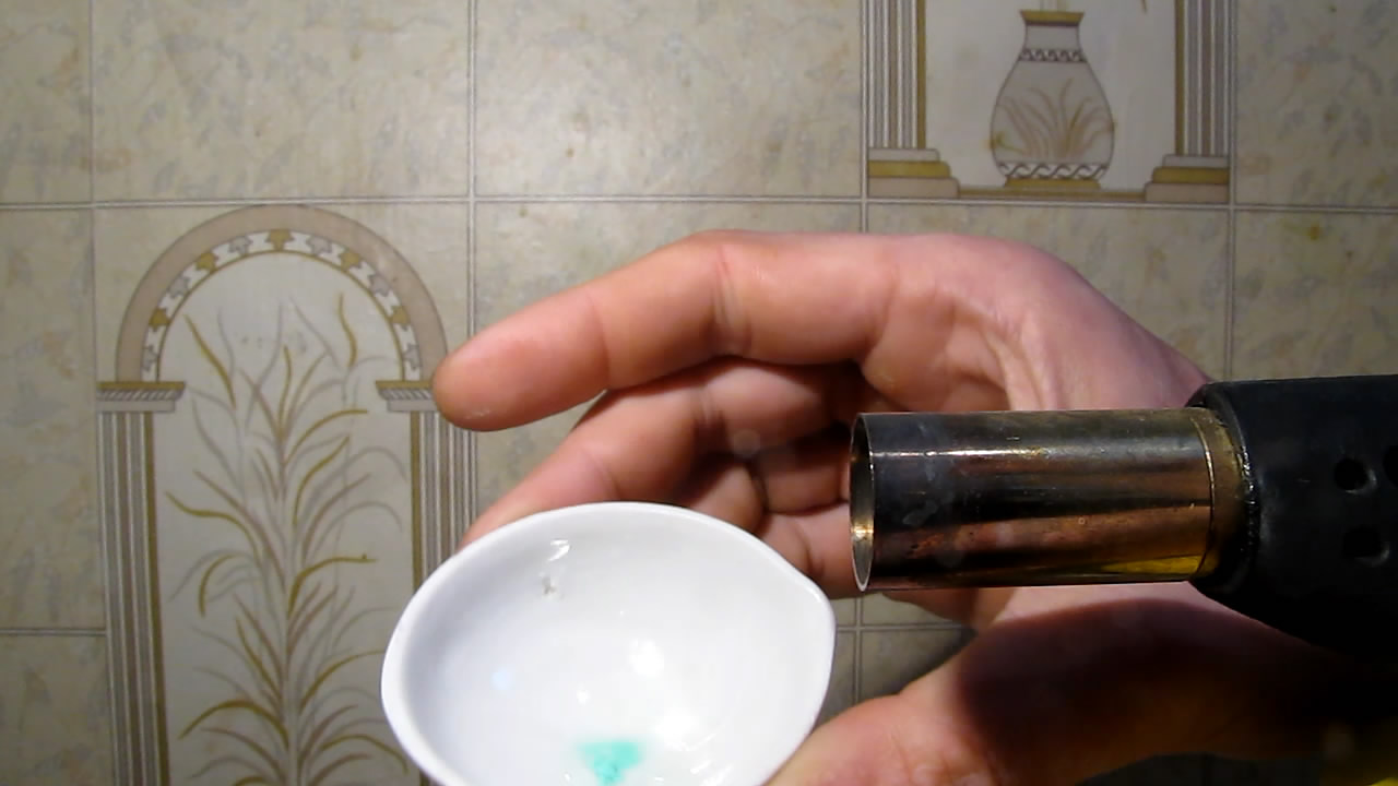  :  ( ). Borax bead tests: nickel (oxidizing flame)