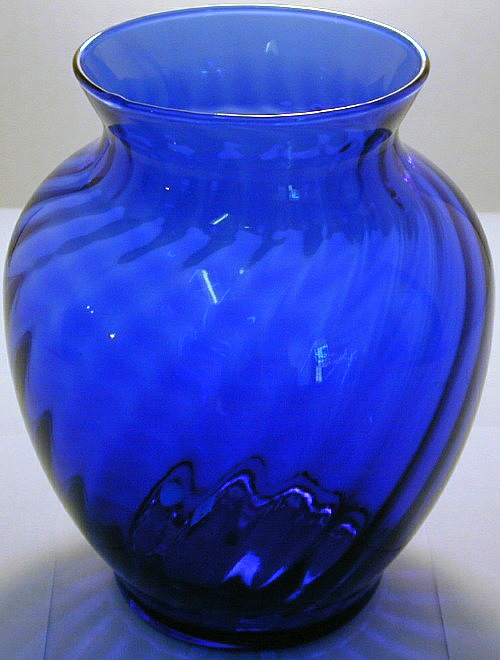  . Cobalt glass