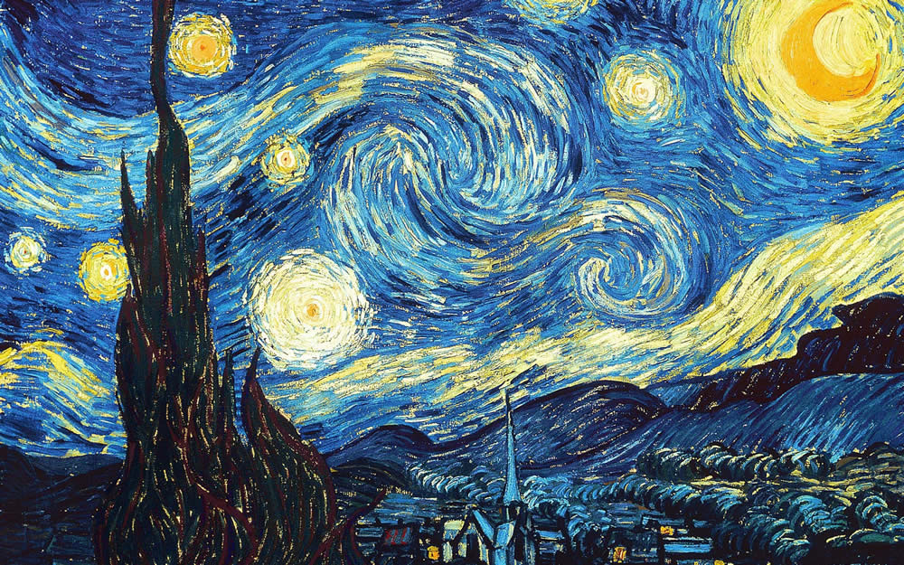   -  . Vincent van Gogh - The Starry Night