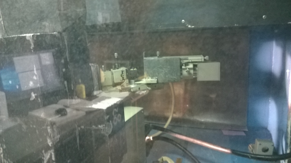     (). X-ray diffraction on powder of radioactive lava (for structural characterization of material)