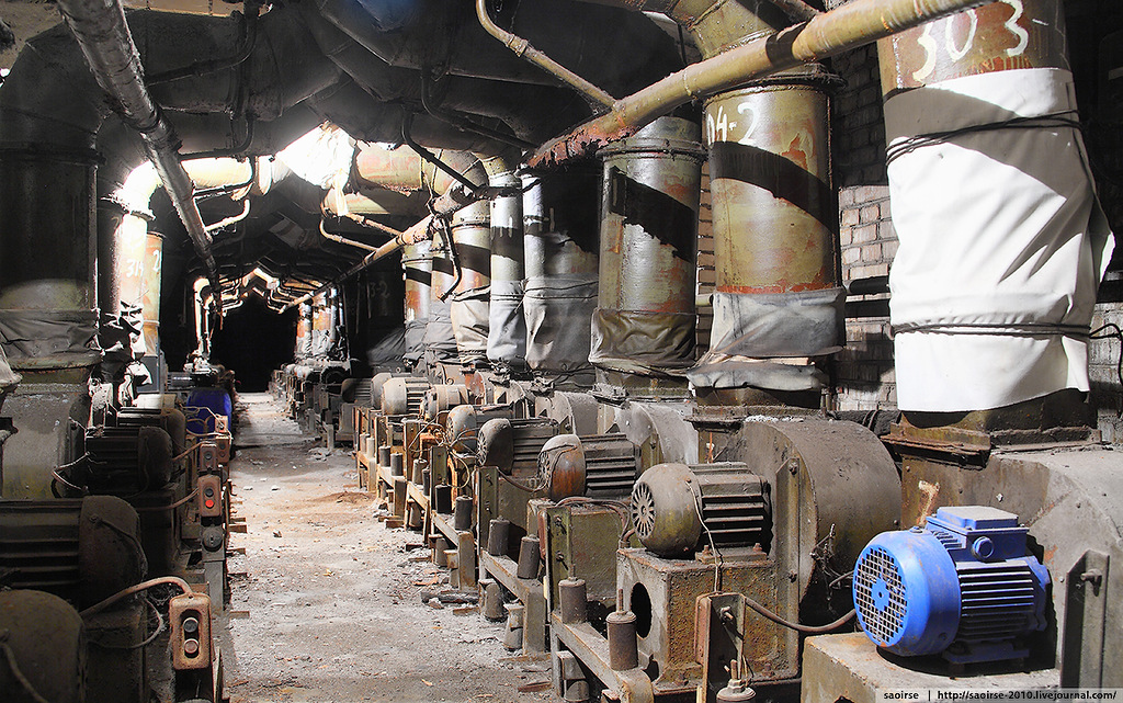   . Abandoned chemical laboratory