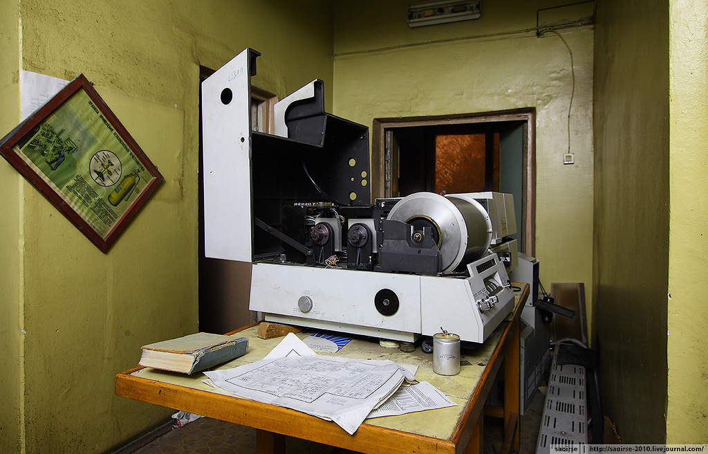   . Abandoned chemical laboratory