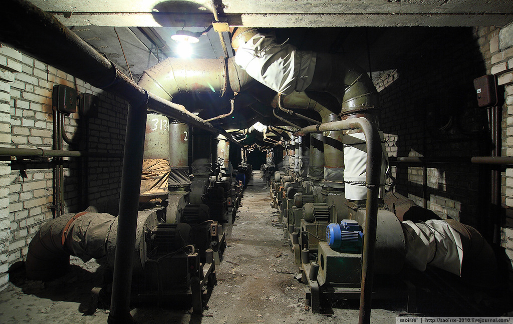   . Abandoned chemical laboratory