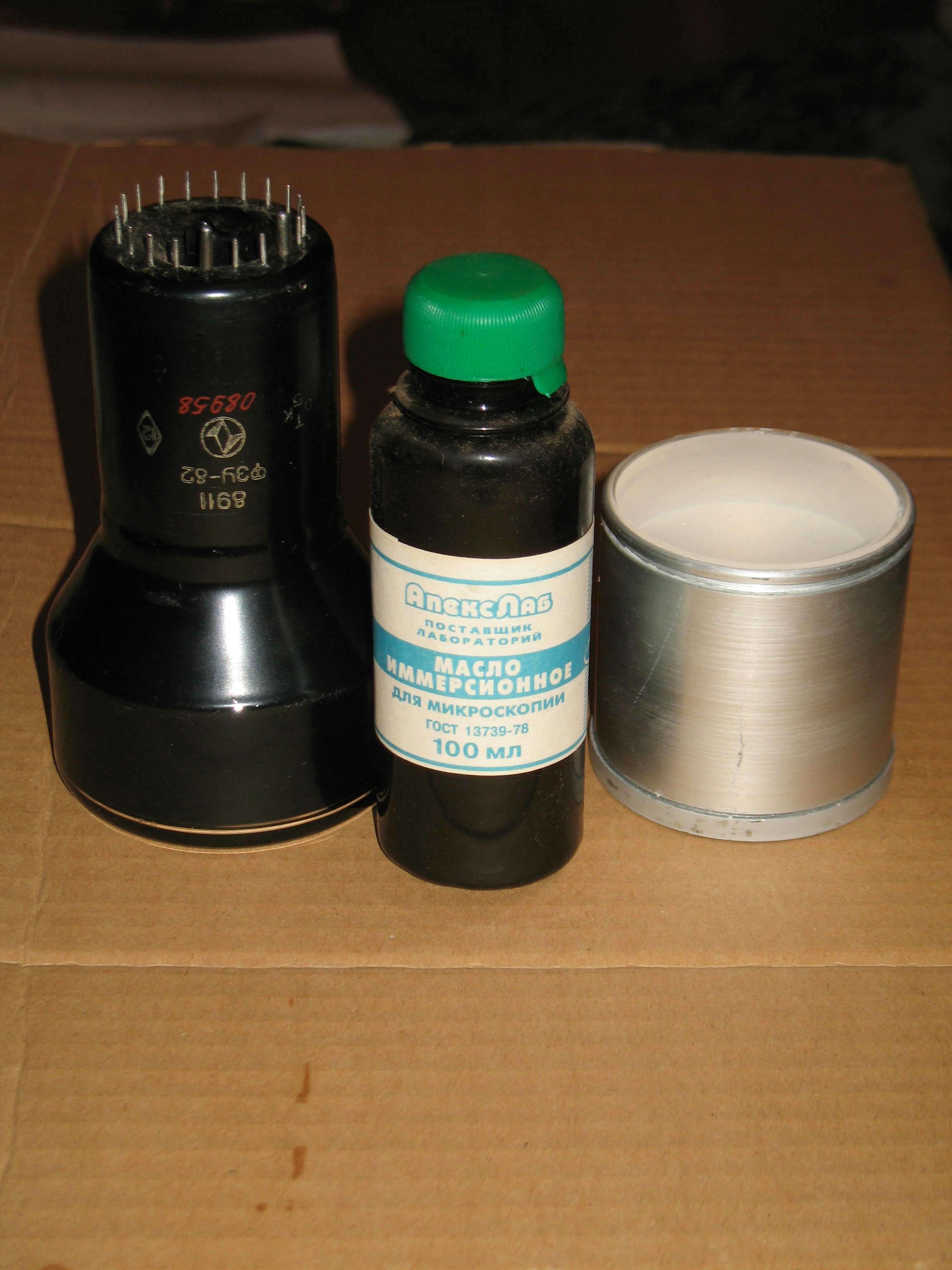   - . Photomultiplier tube (photomultiplier or PMT for short)