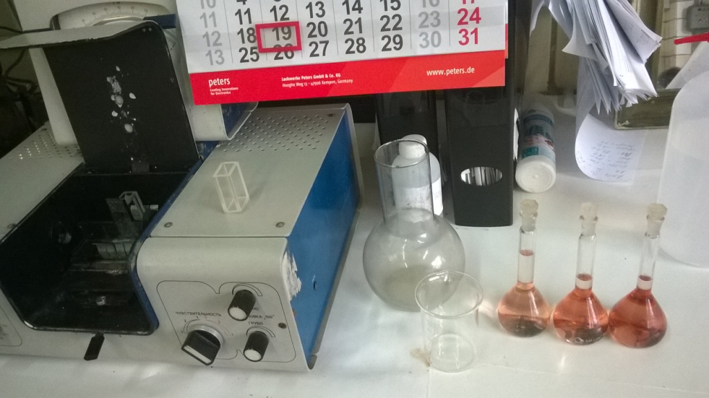  . Chemical analysis