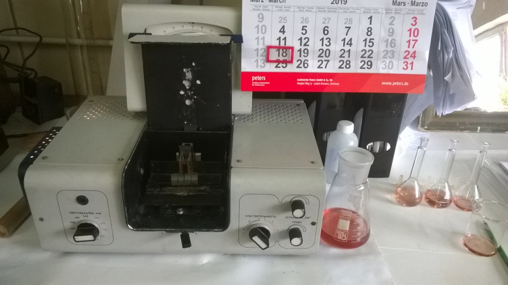  . Chemical analysis