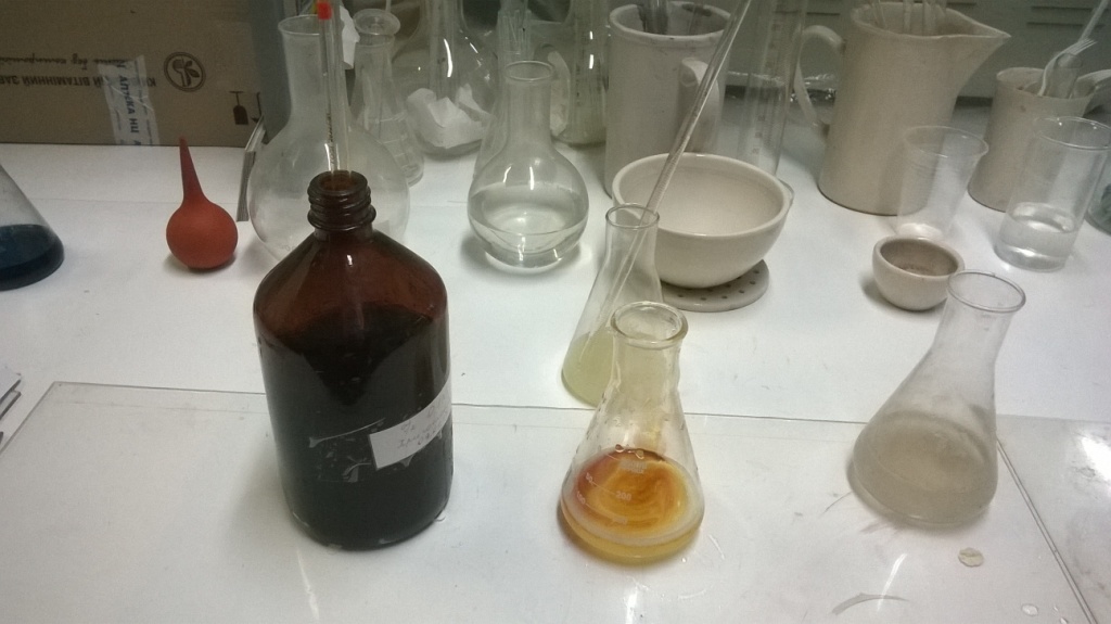     -. Chemical analysis of tin-bismuth plating bath