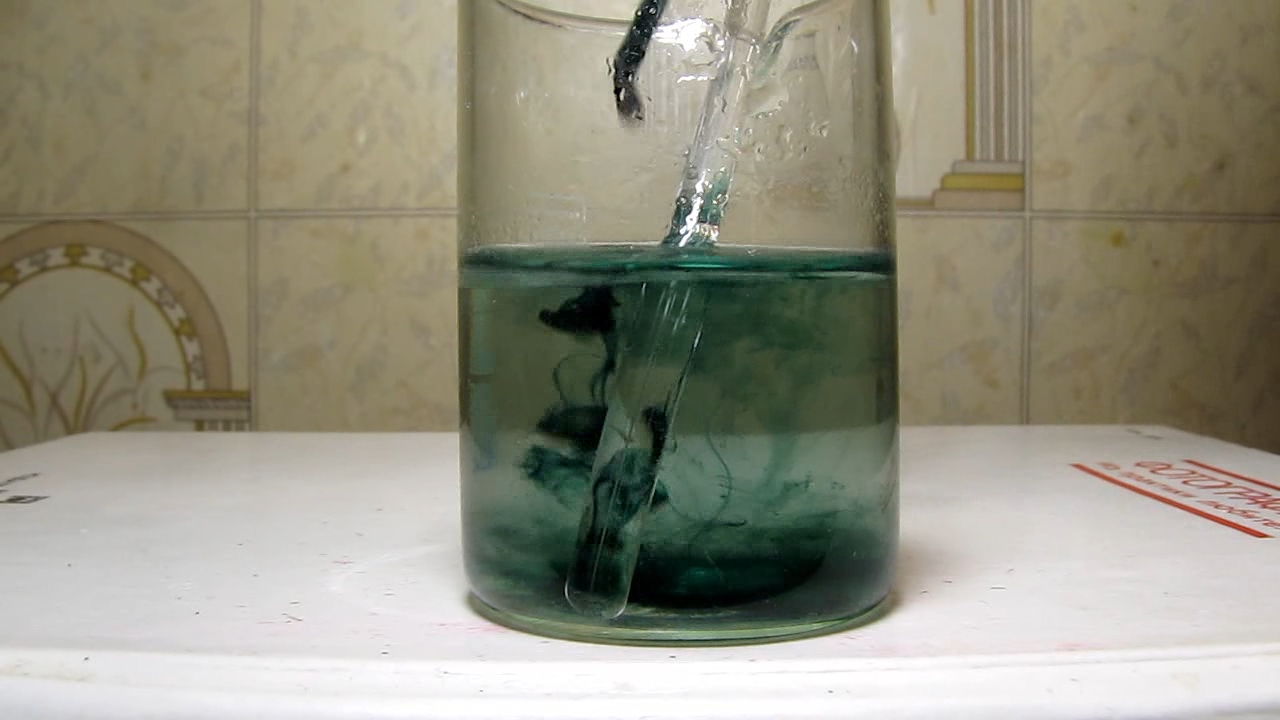 Chrome (III), ammonia and potassium hydroxide.  (III),    