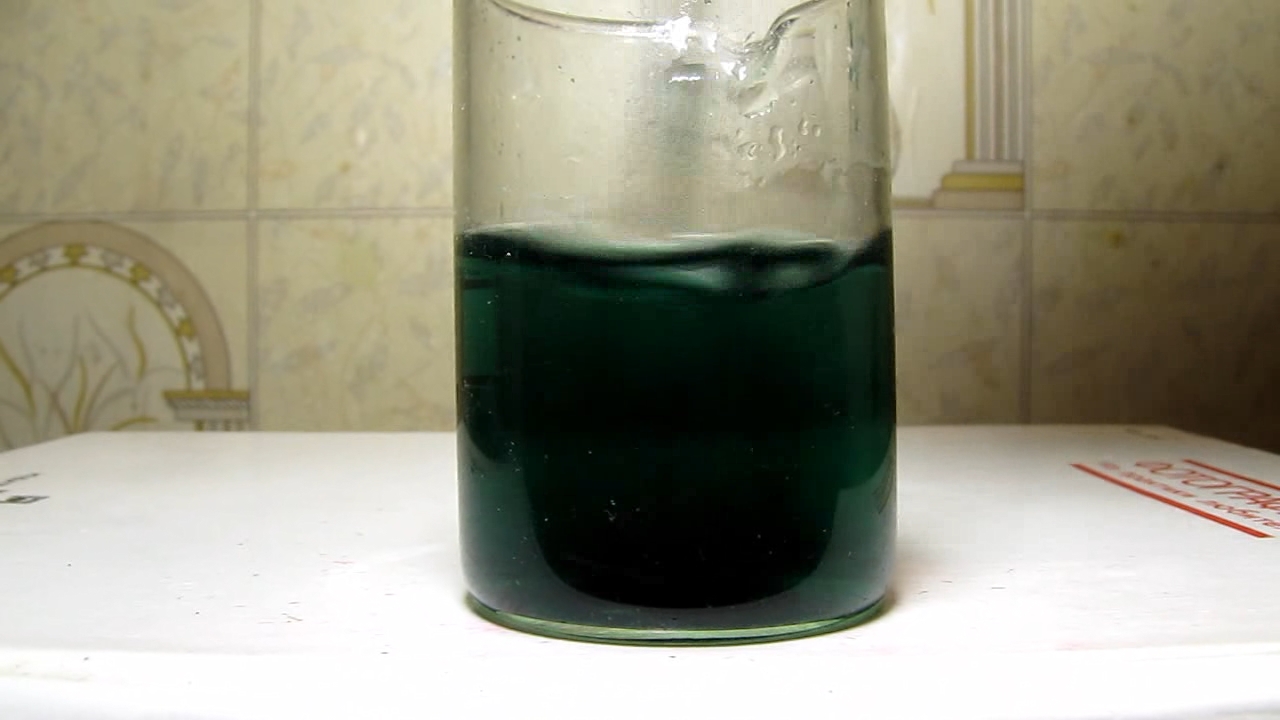 Chrome (III), ammonia and potassium hydroxide.  (III),    