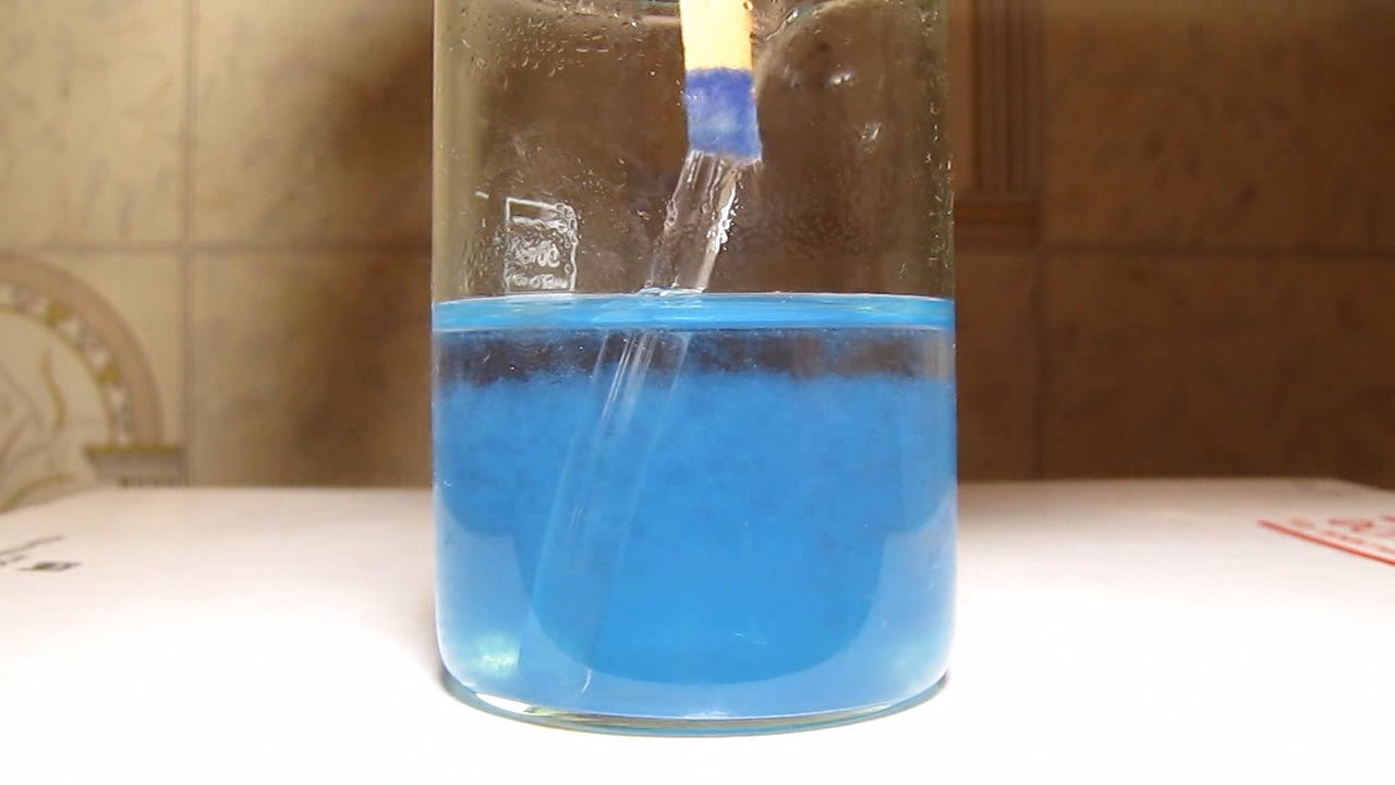 Determination of chrome (III): qualitative reaction.   (III):  