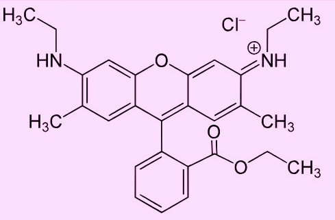 Sunflower oil, alcohol, rhodamine and dichroism