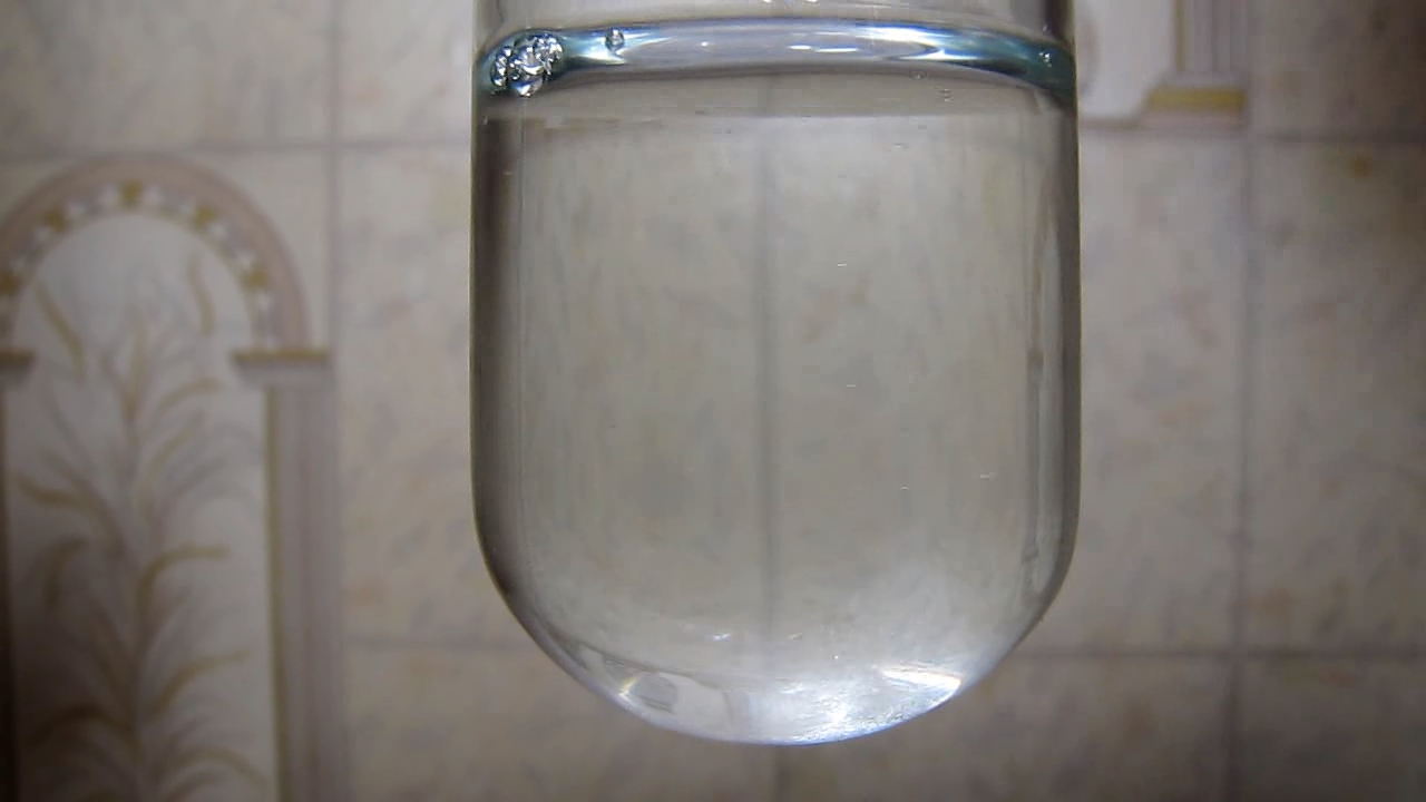 Castor oil, ethanol and water (oil dissolves in ethyl alcohol)