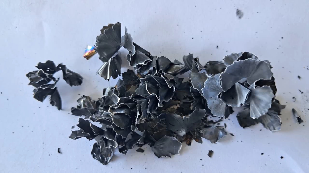 Combustion of zirconium metal