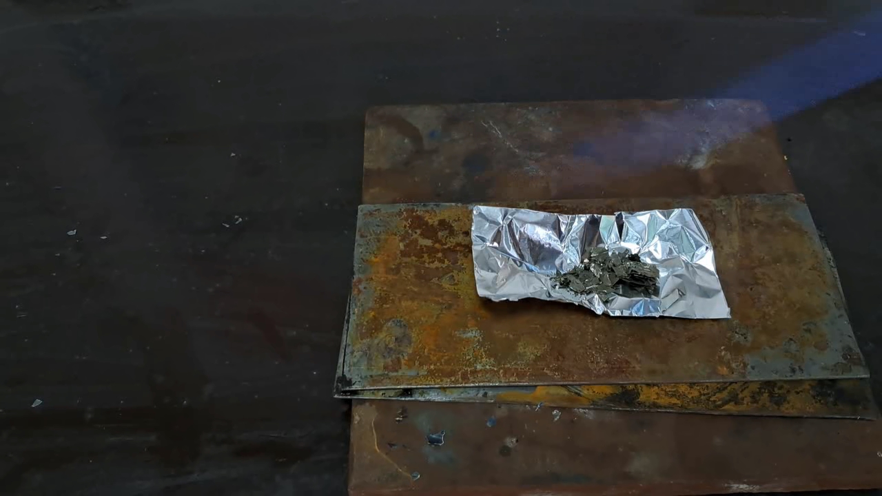 Combustion of zirconium metal