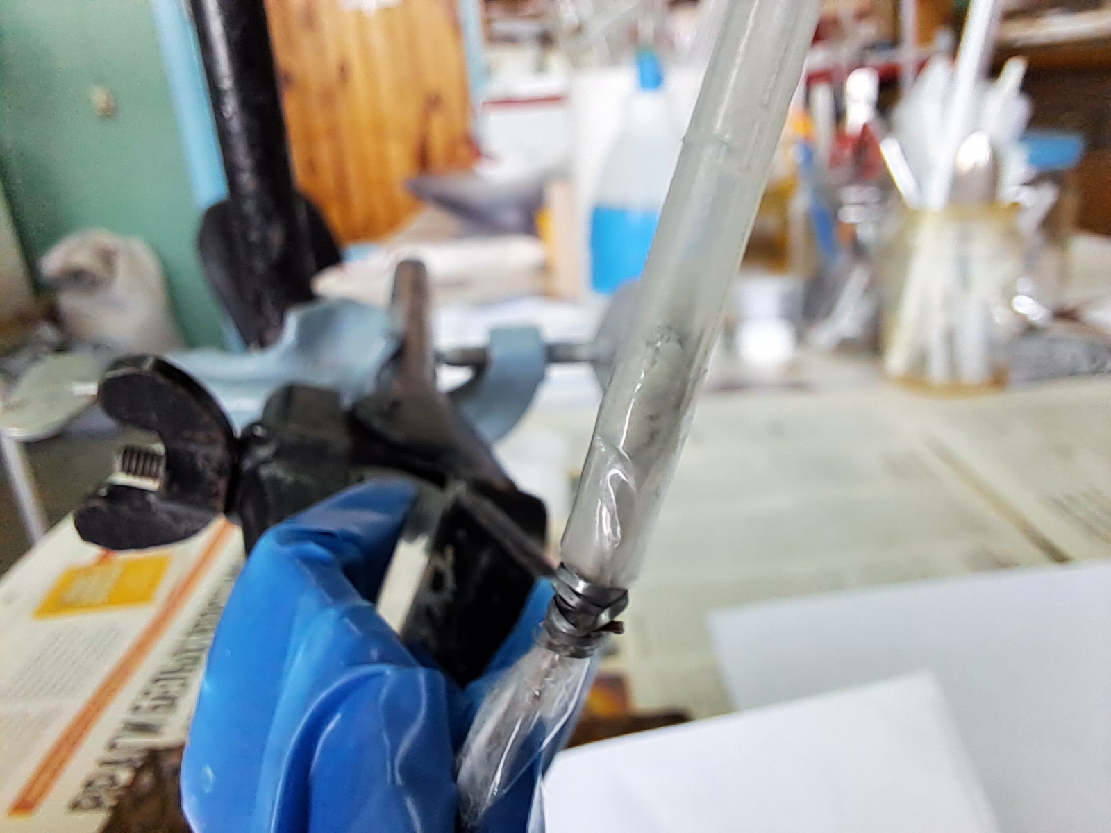Lead(II) Thiocyanate, Potassium Chlorate and Electric Current