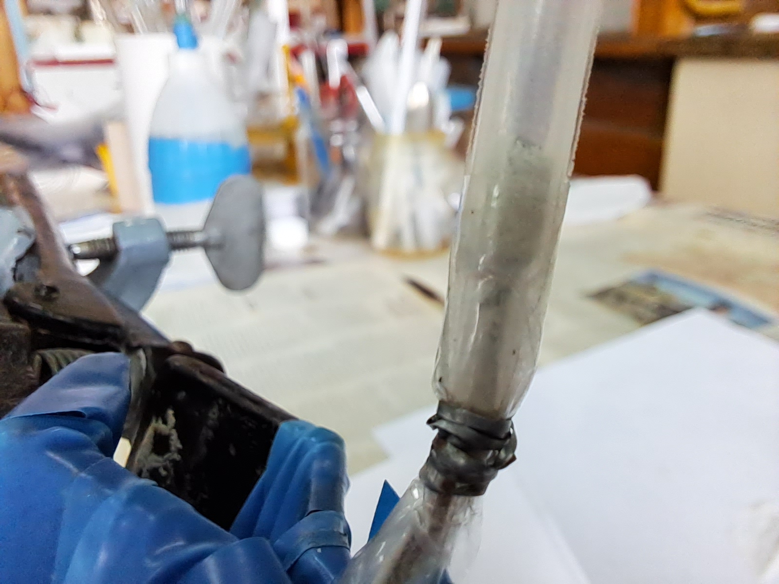 Lead(II) Thiocyanate, Potassium Chlorate and Electric Current