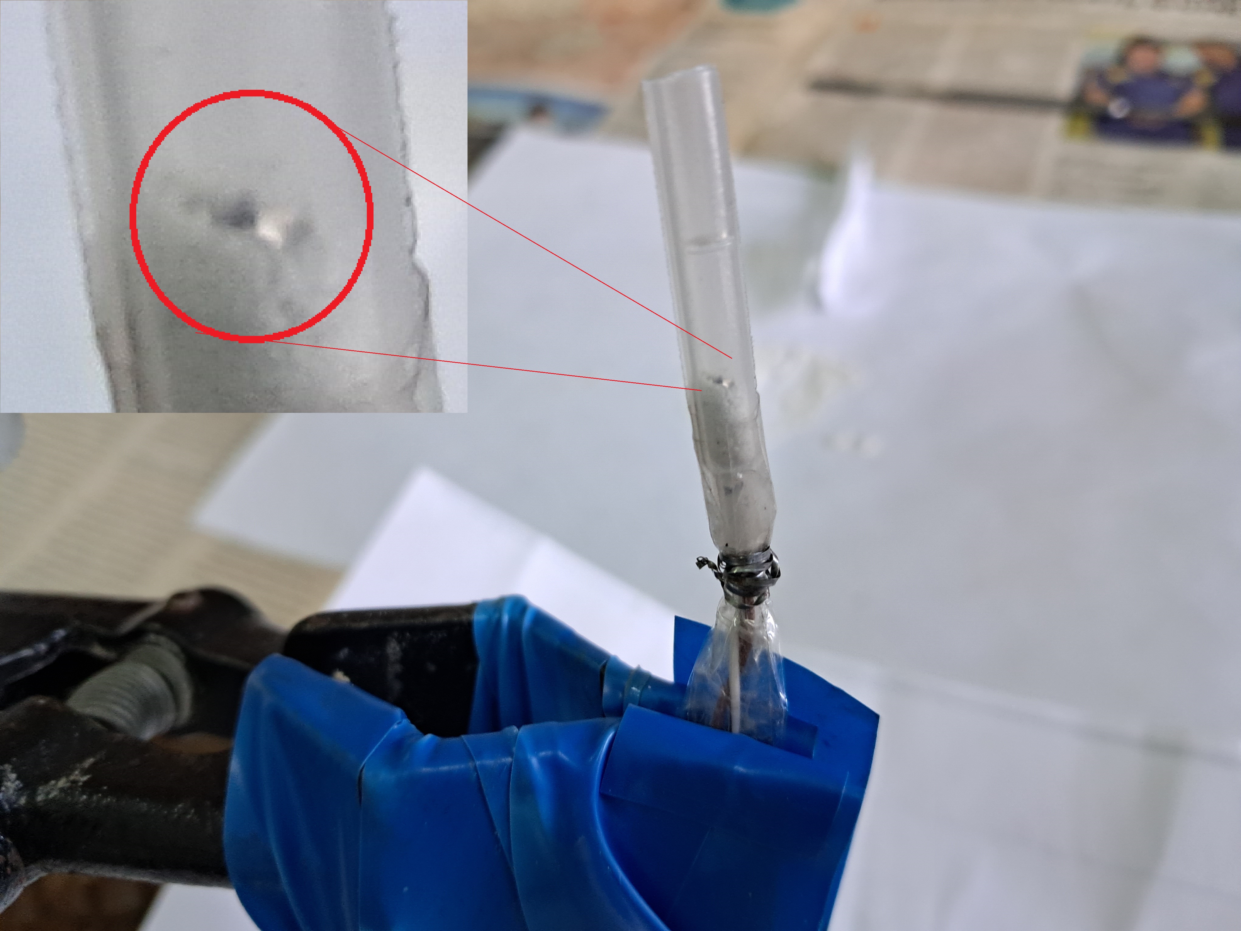 Lead(II) Thiocyanate, Potassium Chlorate and Electric Current