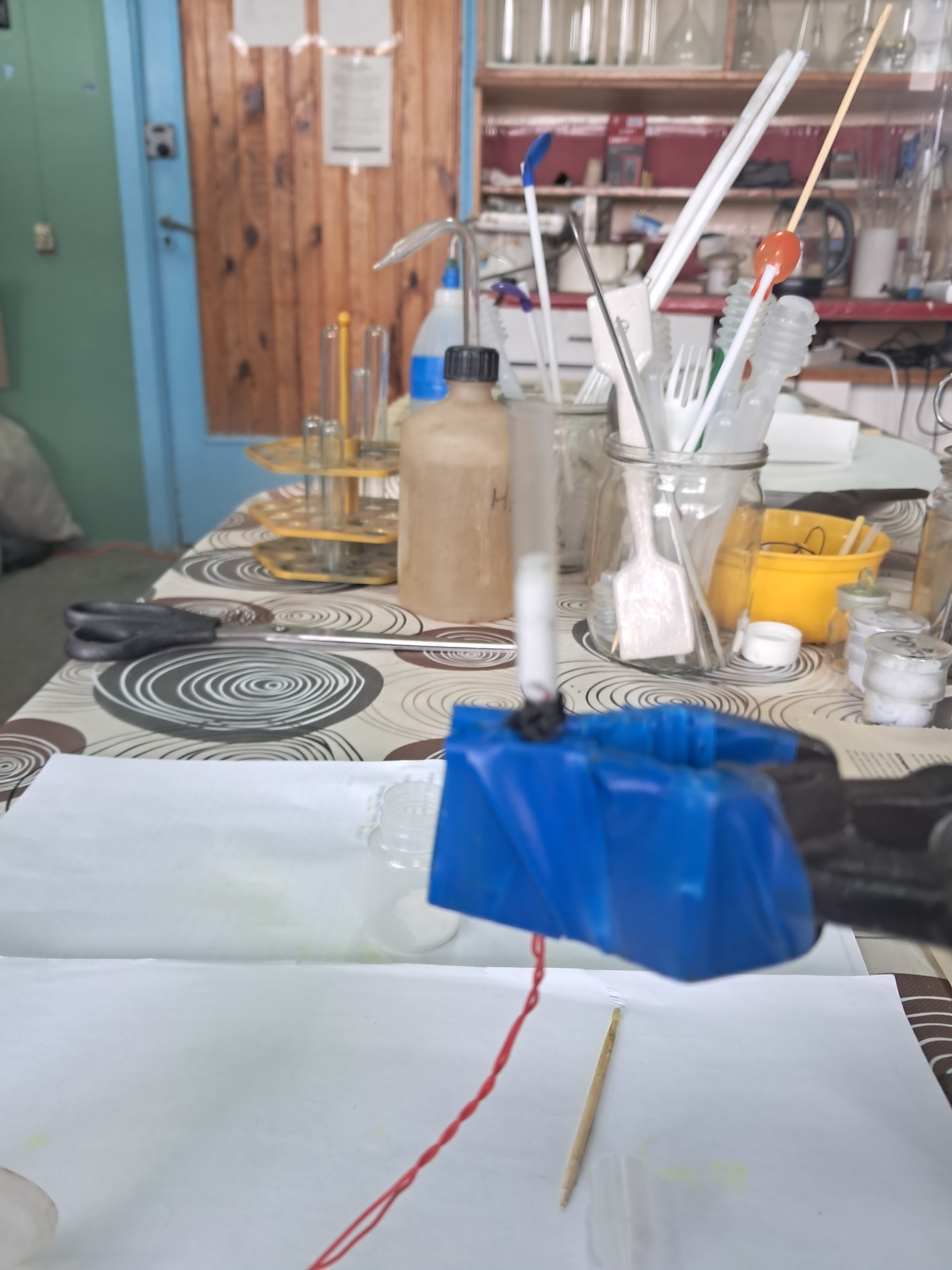 Explosion of Acetone Peroxide (0.05 g)