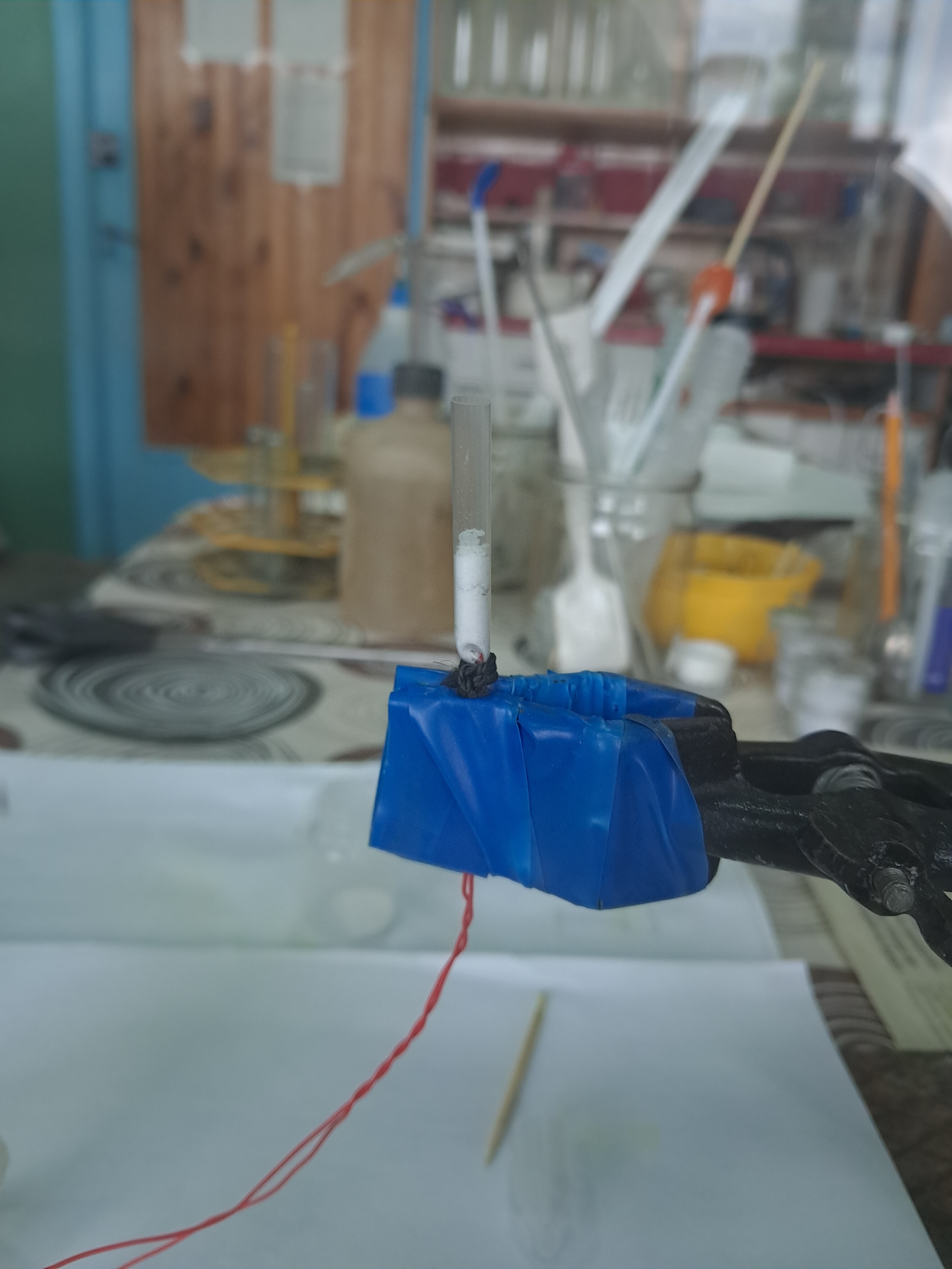 Explosion of Acetone Peroxide (0.05 g)