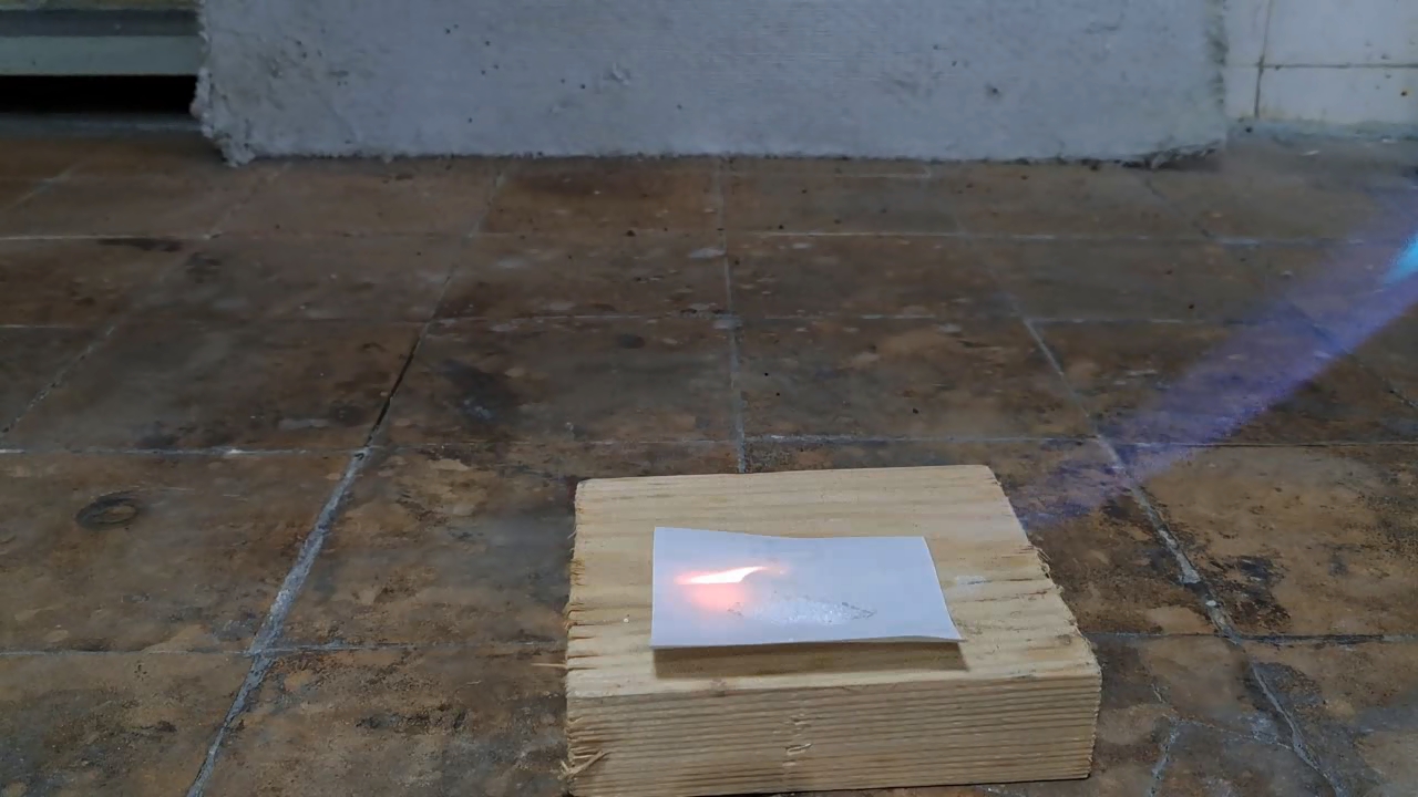 Benzoyl Peroxide and Fire