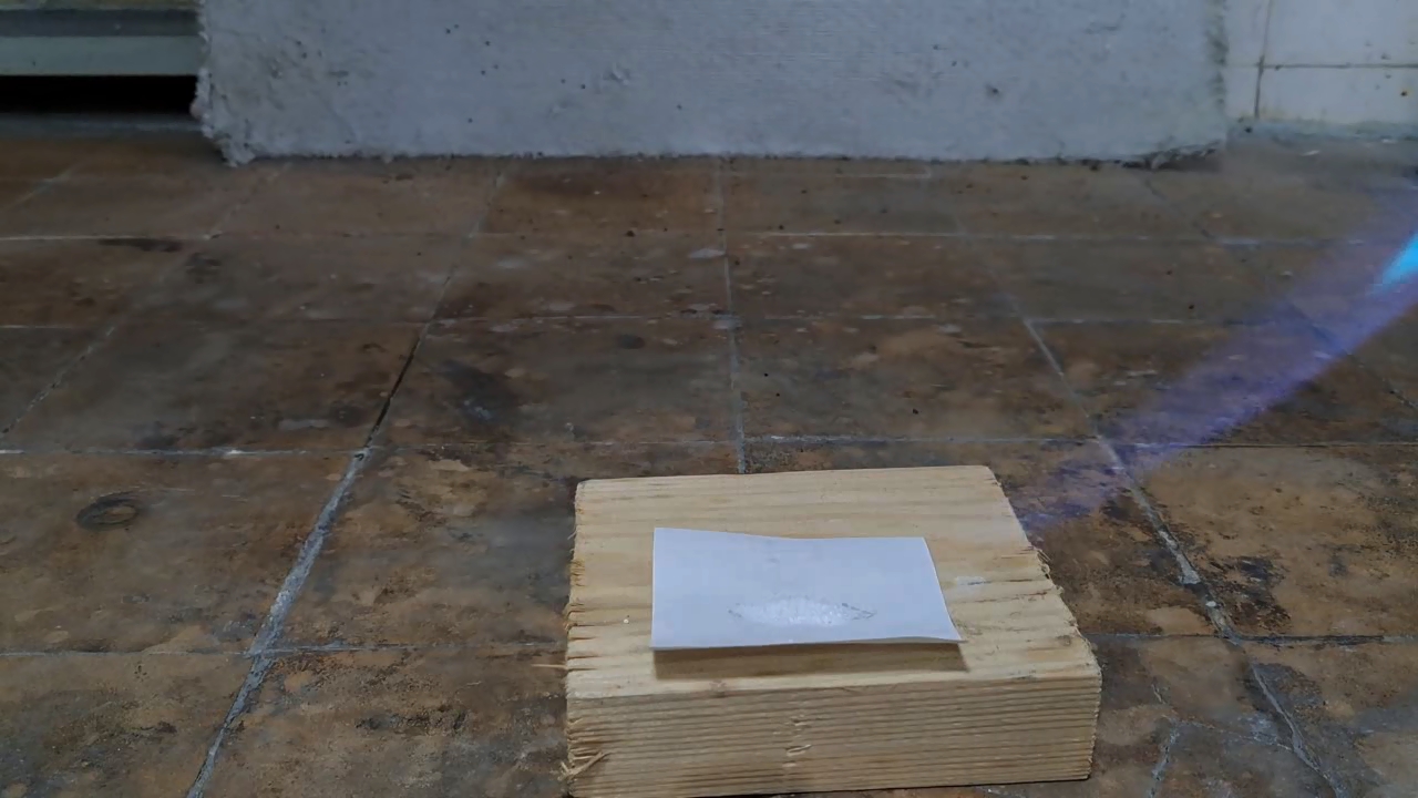 Benzoyl Peroxide and Fire