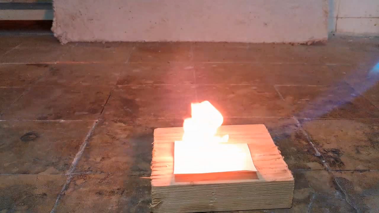 Benzoyl Peroxide and Fire