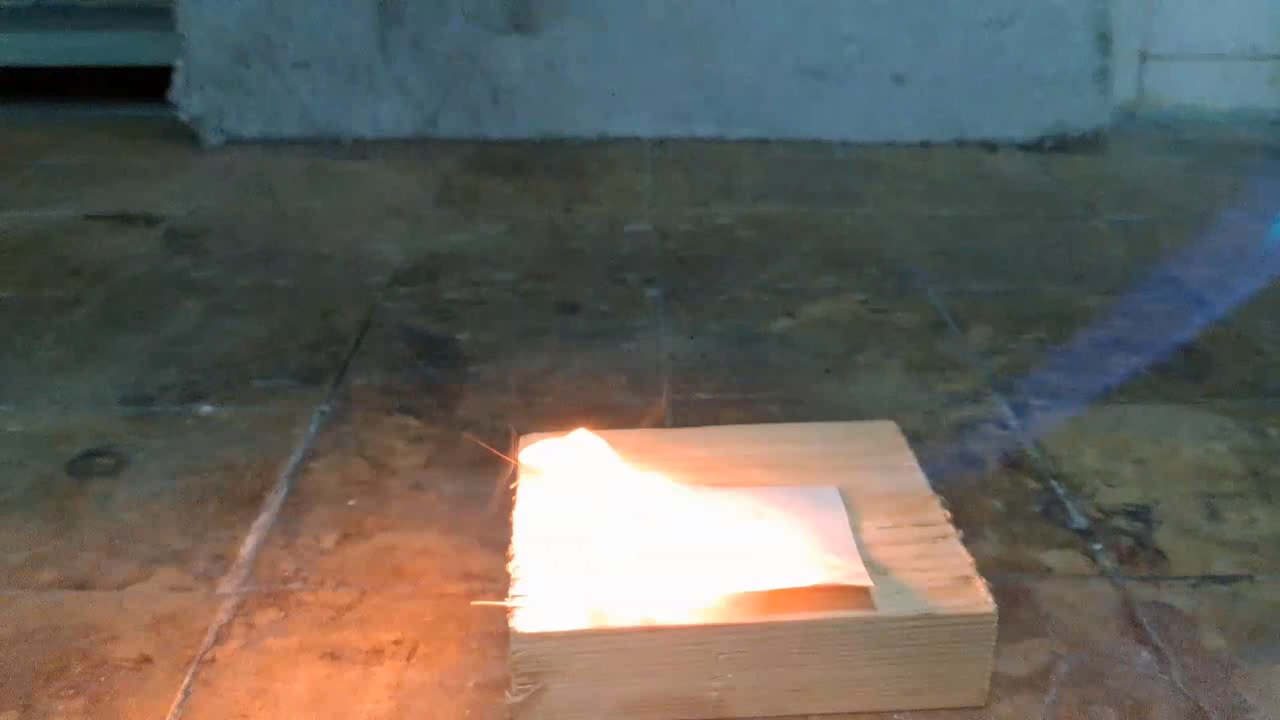 Benzoyl Peroxide and Fire