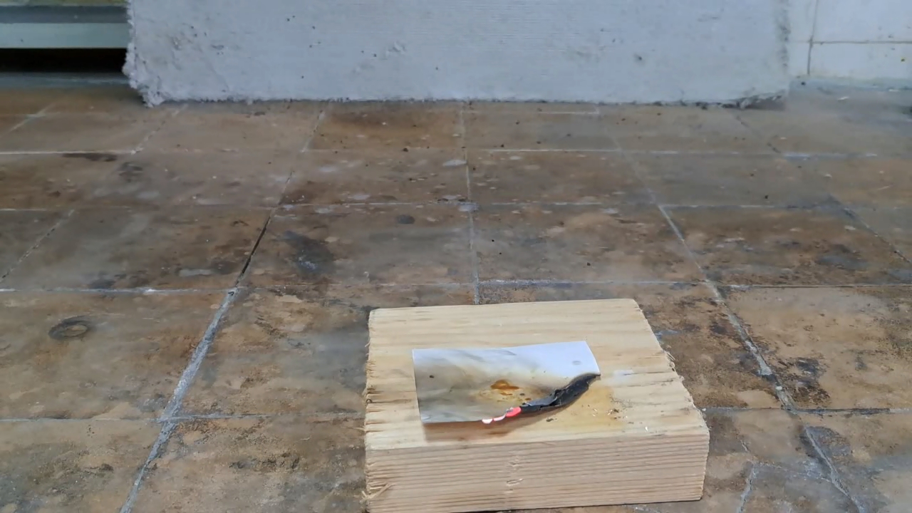 Benzoyl Peroxide and Fire