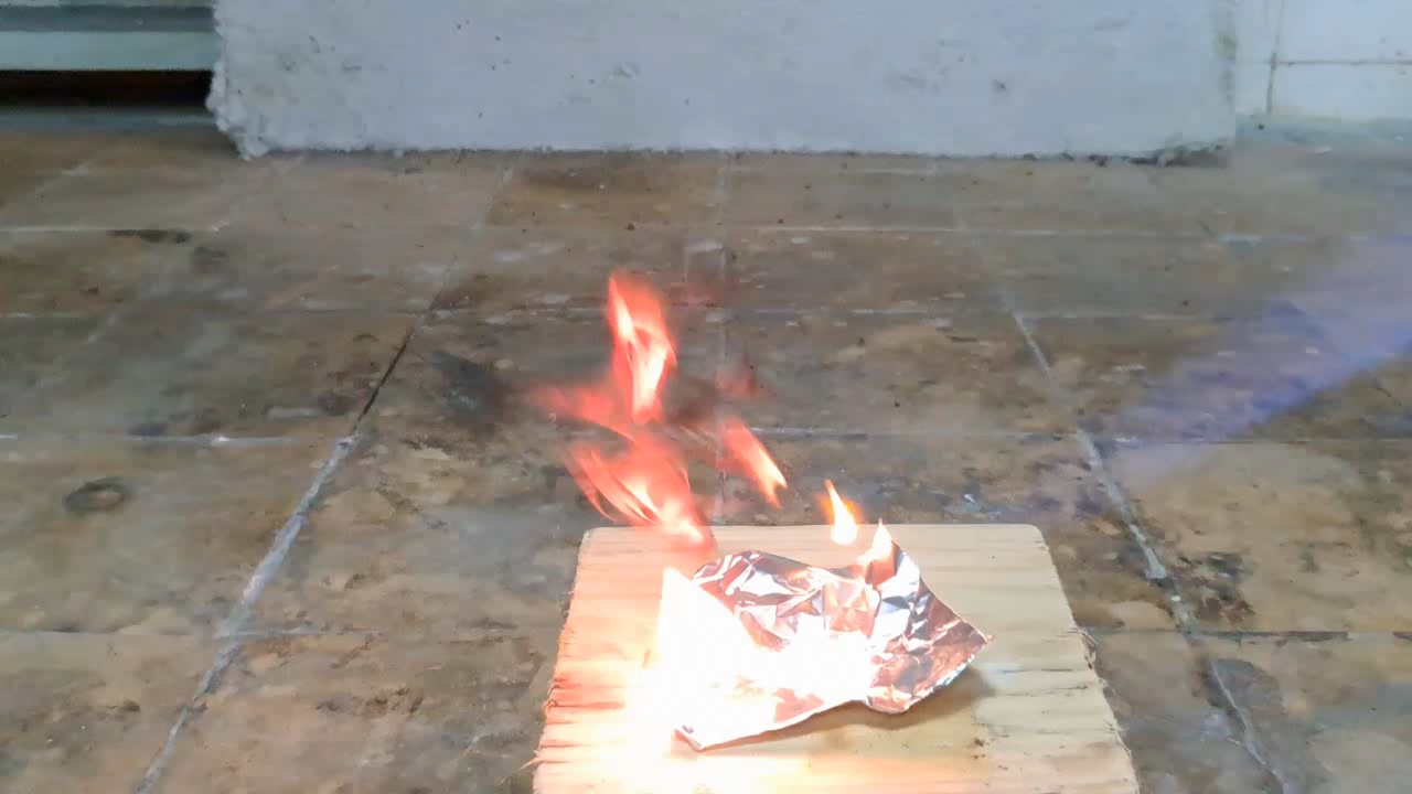 Benzoyl Peroxide and Fire